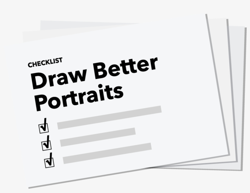 Portrait Drawing Checklist - Sainsburys Sign, transparent png download