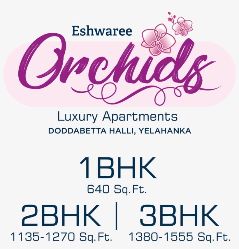 Eshwaree Orchids - Calligraphy, transparent png download