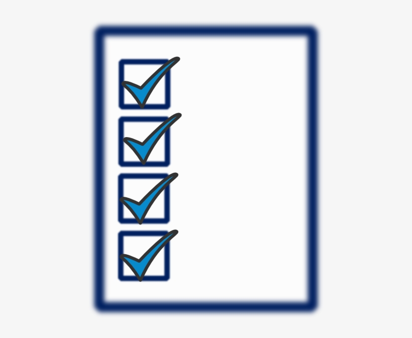 How To Set Use Checklist Clipart, transparent png download