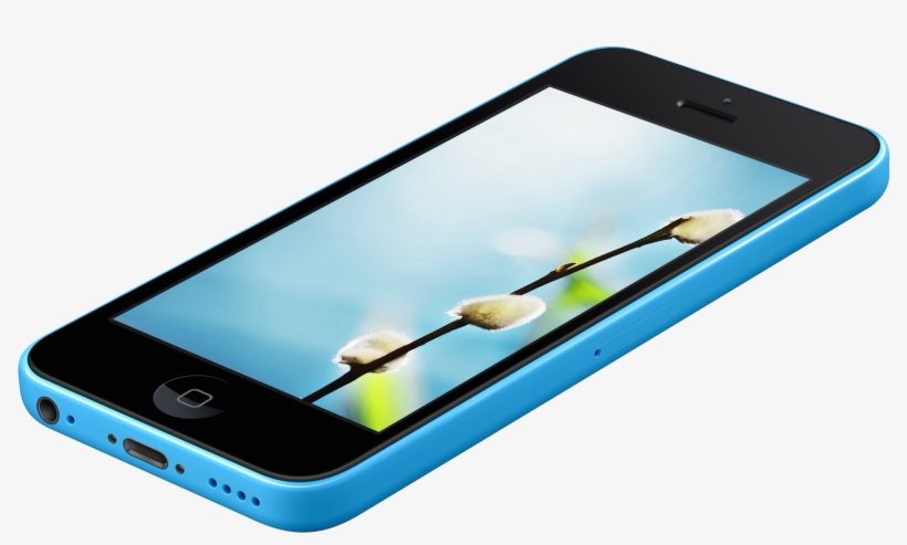 Iphone 5c Blue Summer Wall Splash - Iphone 5c Perspective, transparent png download