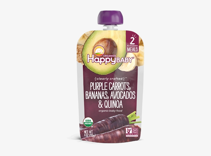 Happy Baby Clearly Crafted, Stage 2 Meals, Organic, transparent png download