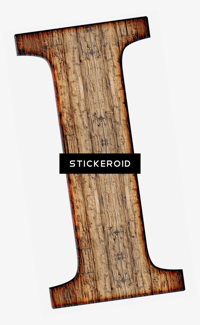 Wooden Capital Letter I, transparent png download