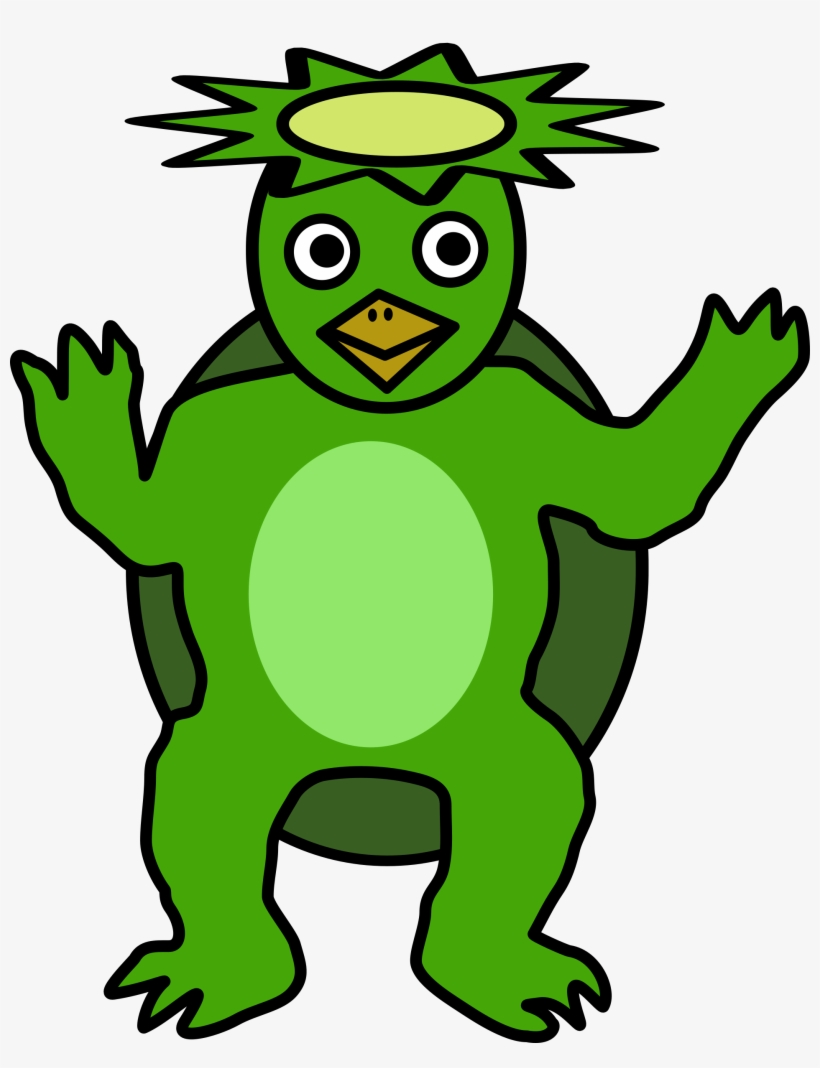 This Free Icons Png Design Of Happy Kappa Cartoon - Kappa Cartoon, transparent png download