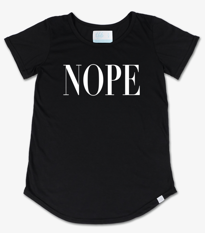 Black Tshirt With White Collar - T-shirt, transparent png download