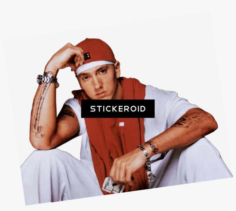 Sitting Eminem - Eminem, transparent png download