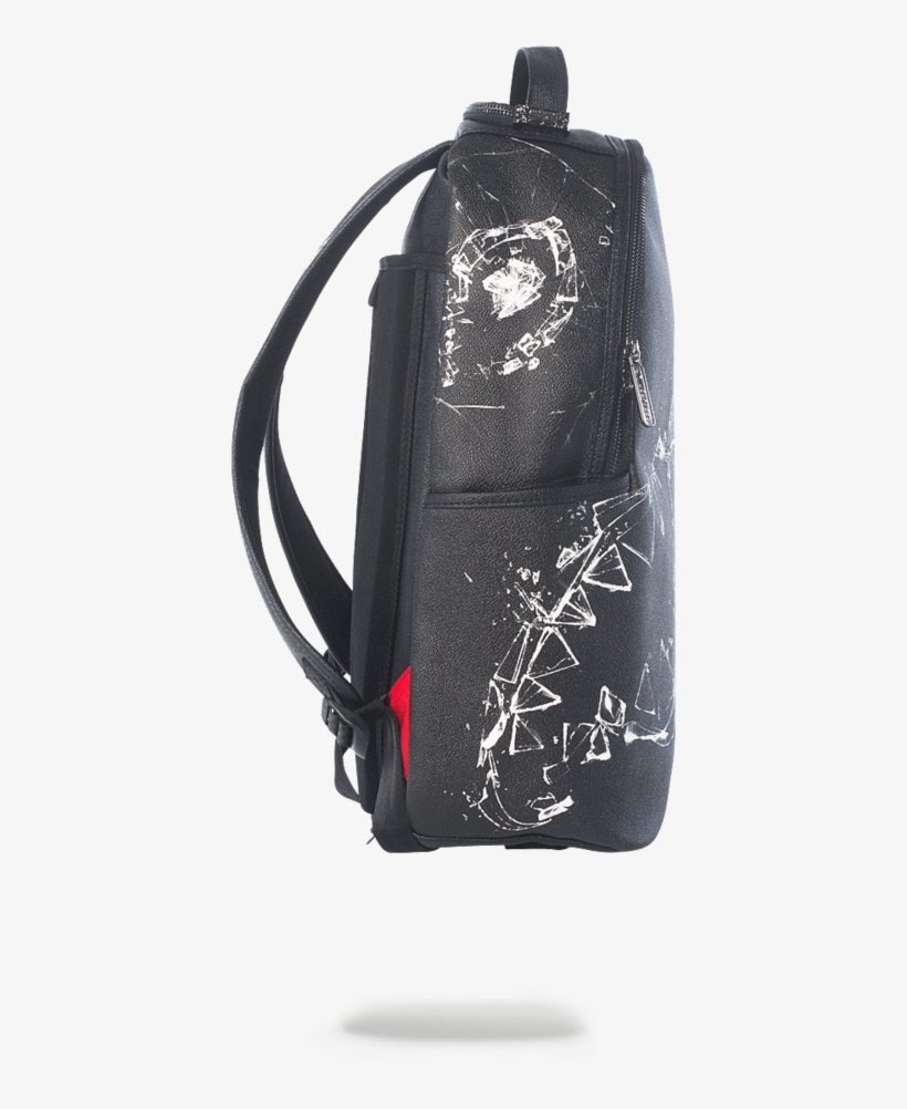Sprayground- Broken Glass Shark Backpack - Sprayground Broken Glass Shark Backpack, transparent png download