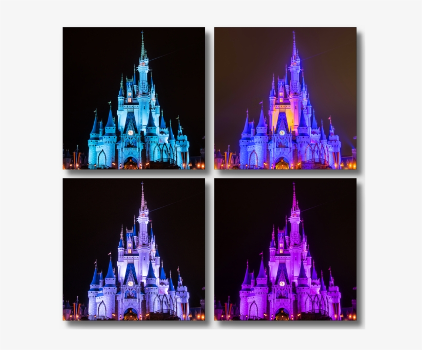 Cinderella's Four Castles - Disney World, Cinderella Castle, transparent png download
