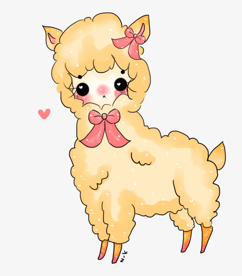 Cute Cartoon Llama Png Royalty Free Download - Cartoon, transparent png download