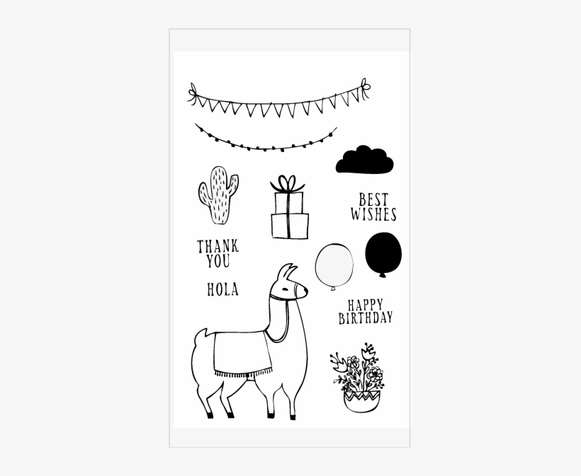 Office Supplies Flora & Fauna Clear Stamps 4"x6", transparent png download