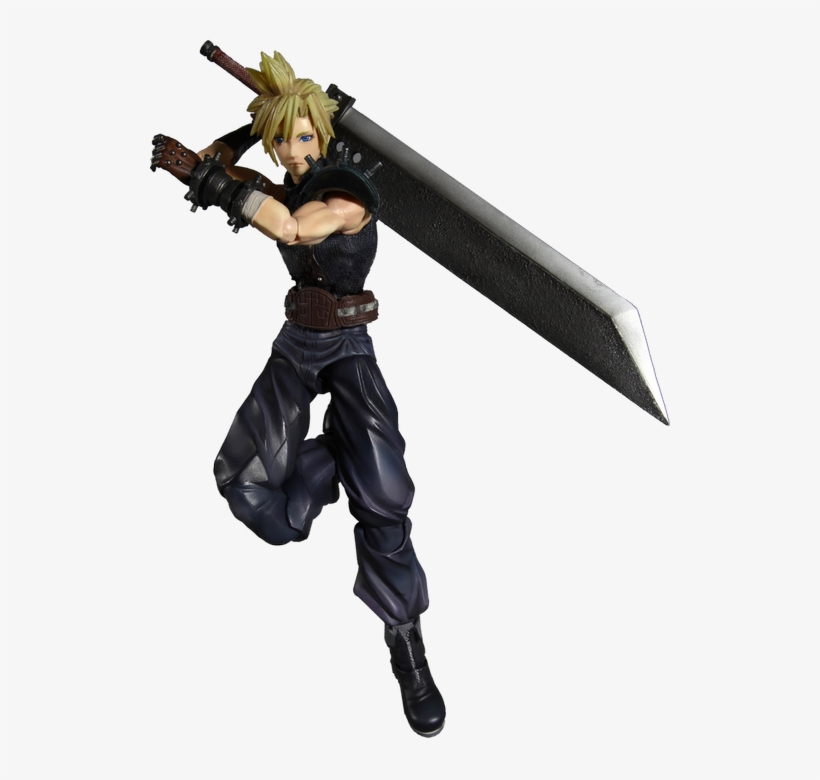 Cloud-a 3 - Dissidia Final Fantasy Cloud Stife Figure, transparent png download