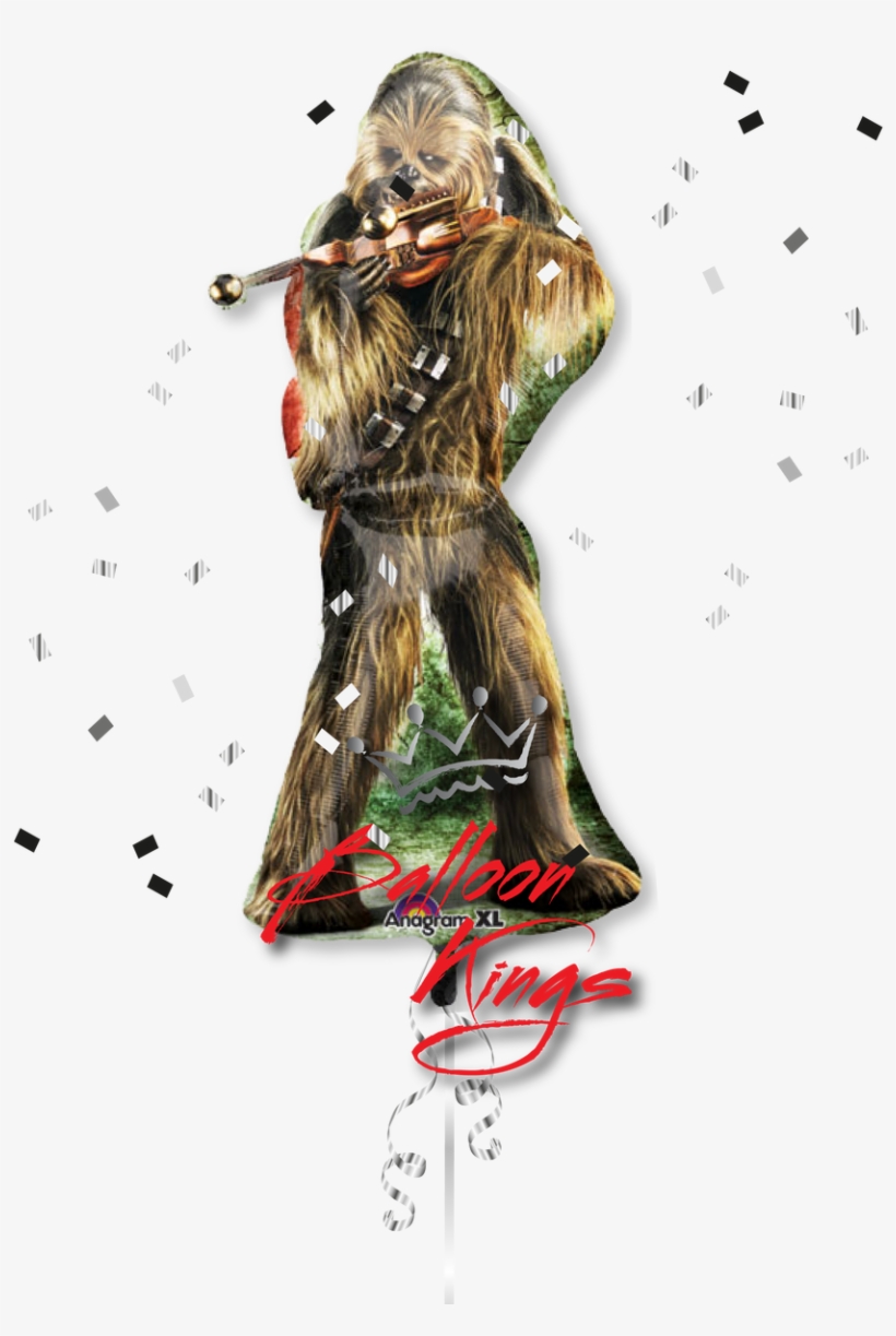 Chewbacca - Star Wars Chewbacca Jumbo Foil Balloon, transparent png download