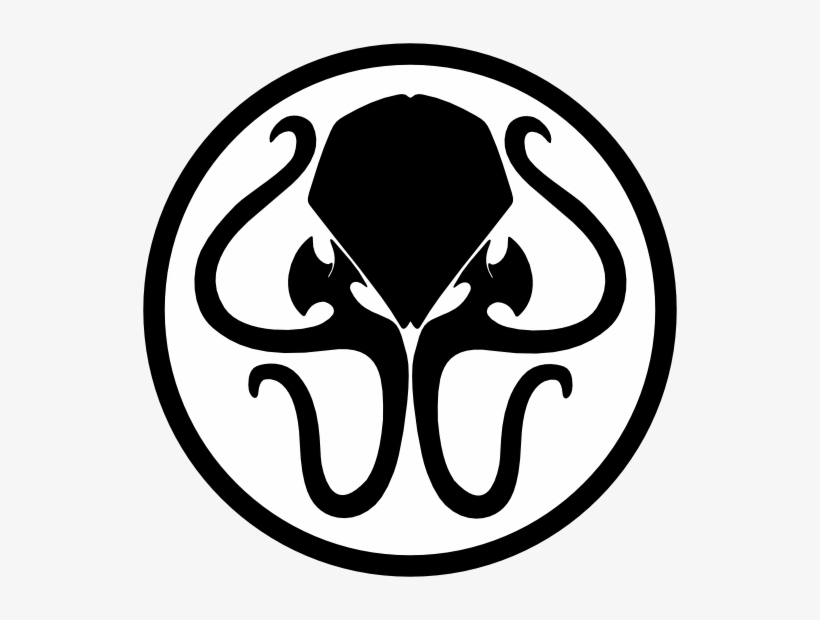 Head, Face And Main Tendrils - Cthulhu Logo Transparent, transparent png download