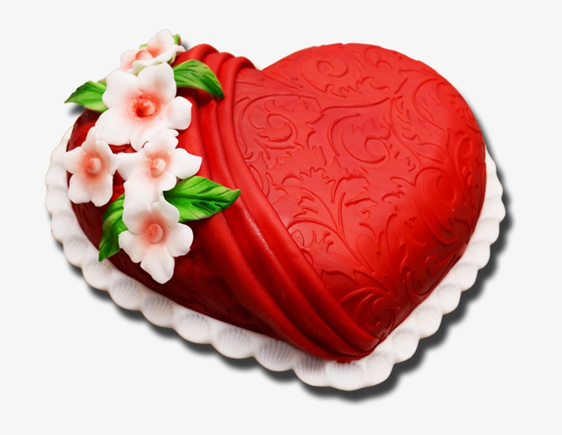 Heart Birthday Cake Png, transparent png download
