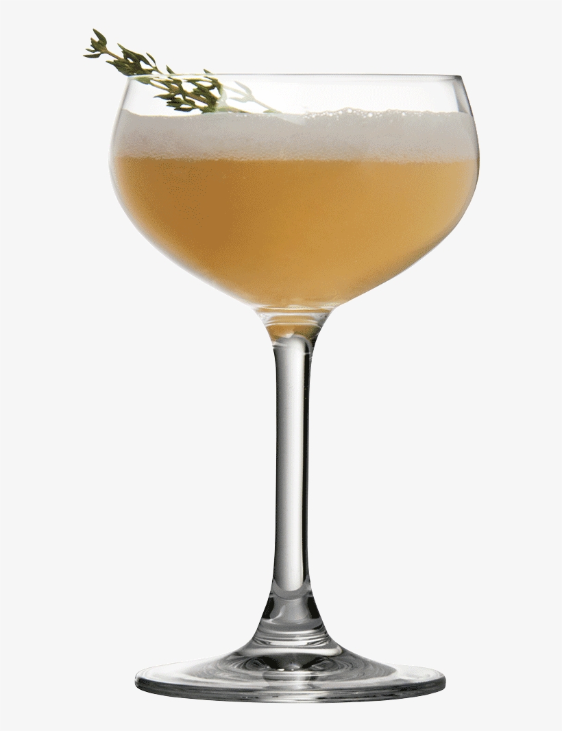 Retro Coupe Glass - Champagne Coupe Transparent, transparent png download