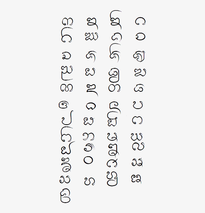 Lanna Alphabet, transparent png download