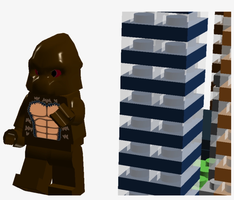 King Kong's Attack - Lego Kingkong, transparent png download