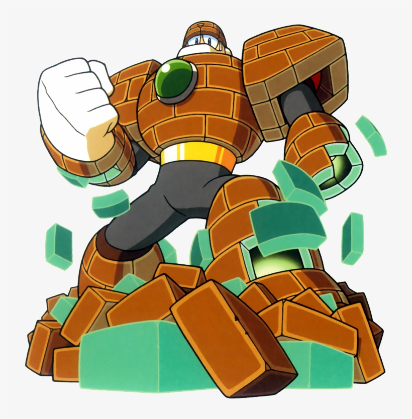 [ Img] - Mega Man Stone Man, transparent png download