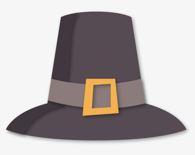 Pilgrim Hat - Fedora, transparent png download