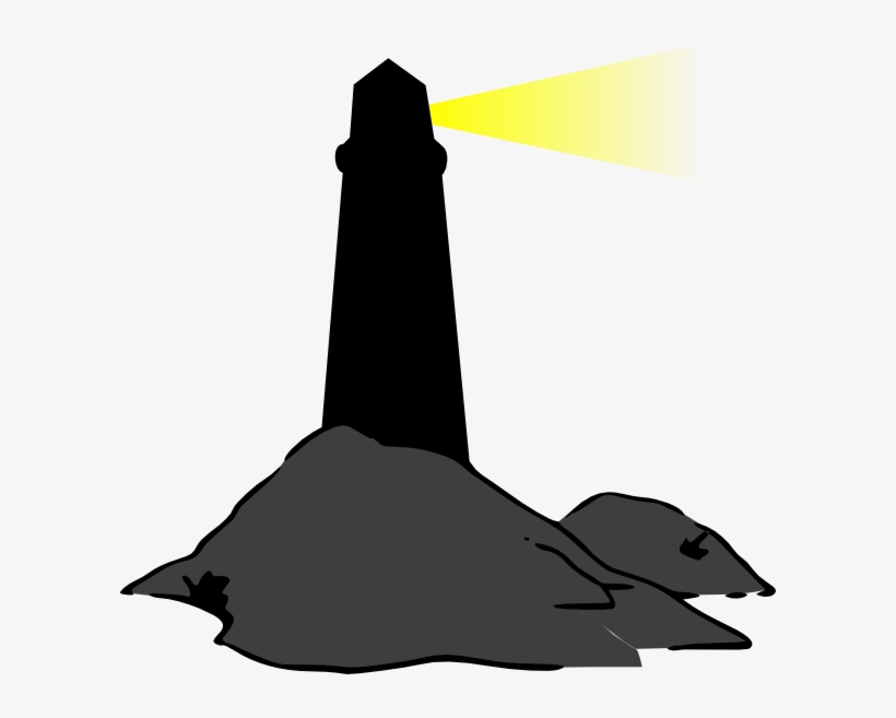Small - Lighthouse Silhouette Png, transparent png download