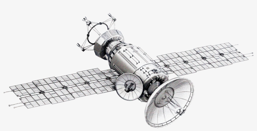 Satellites Black And White, transparent png download