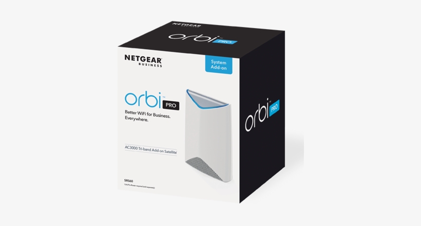 Mainproduct-srs60box - Netgear Orbi Pro - Ac3000 Tri-band Wi-fi System For, transparent png download