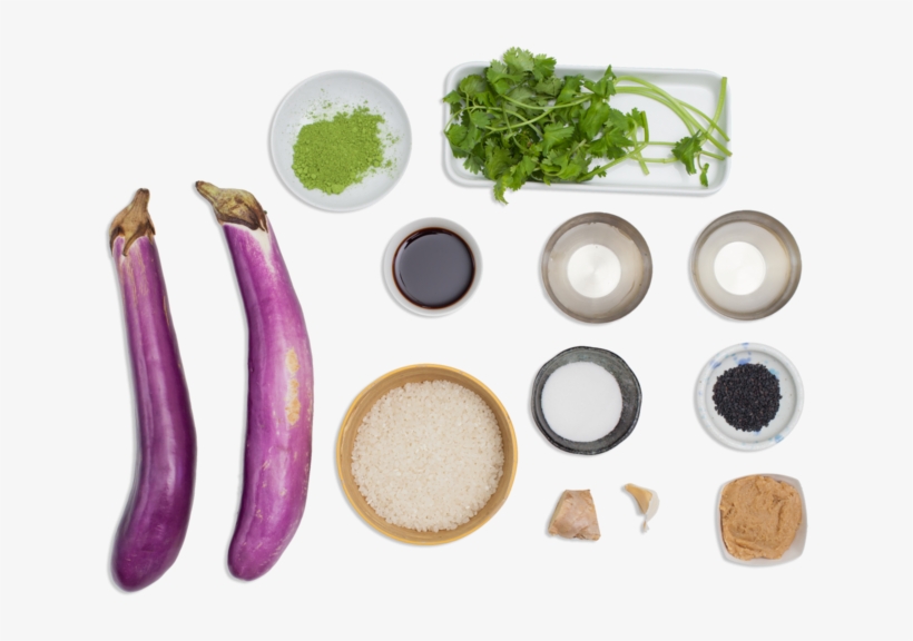 Miso-glazed Eggplant With Green Tea Rice - Rice, transparent png download