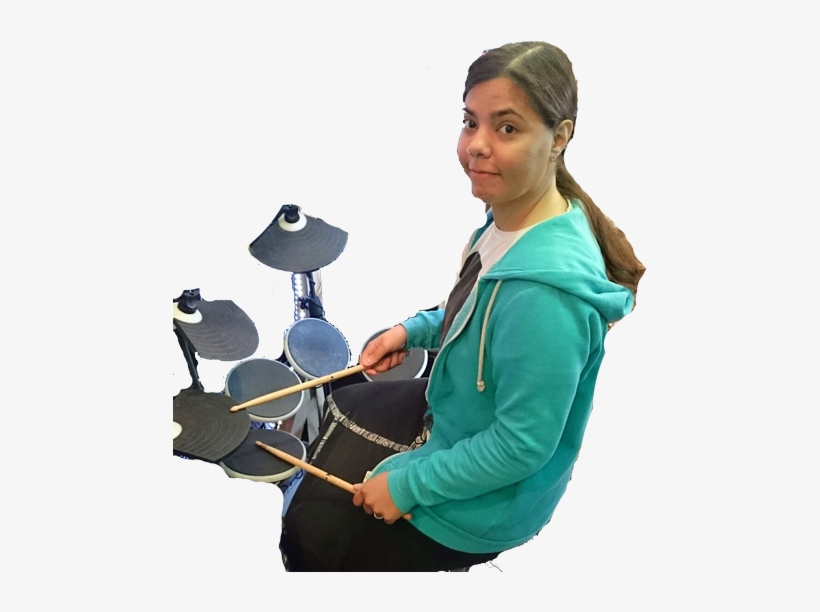 Valentina-drums Valentina Fida - Person Playing A Drum Png, transparent png download