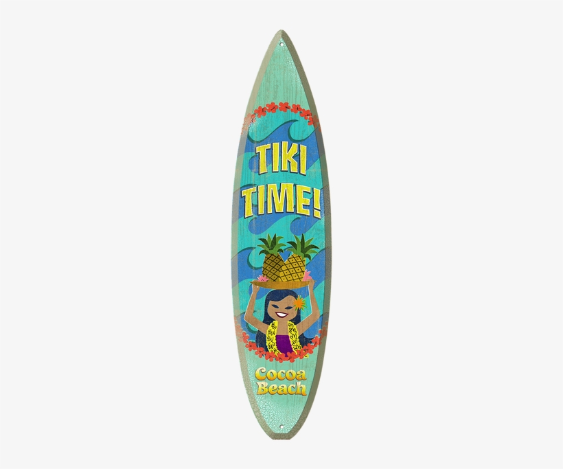 View Zoom Tiki Time - Surfboard, transparent png download
