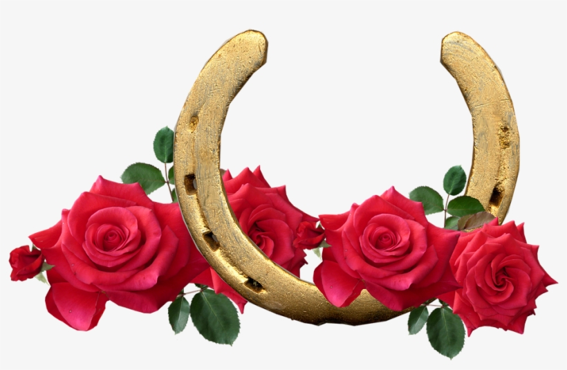Horse Shoe, Red Roses, Lucky, Romantic - Ancient Wisdom Rose Dilute Essential Oil, transparent png download