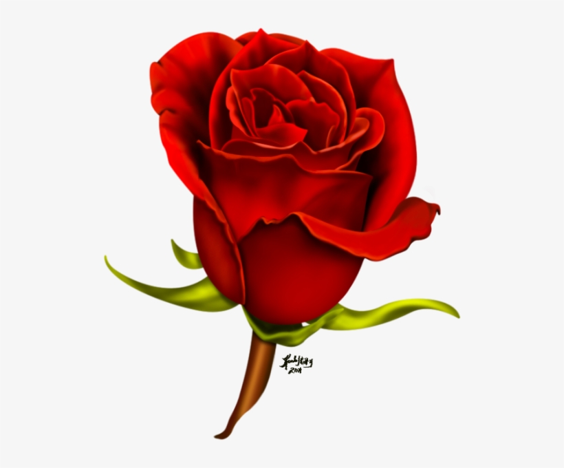 Red Rose - Red Rose For Girl Friend, transparent png download