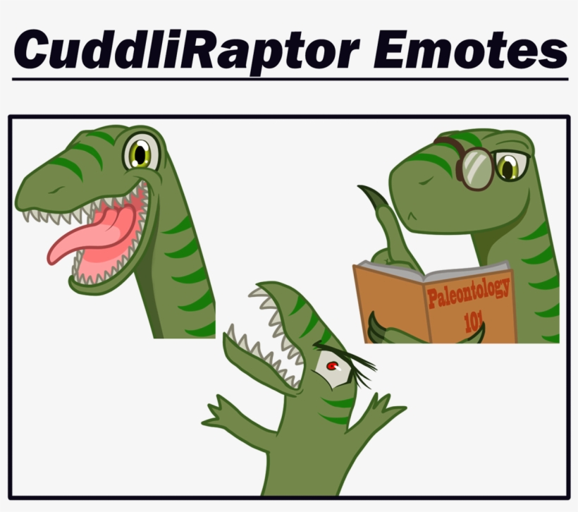 Emote Package Made For Cuddliraptor On Twitch - Twitch.tv, transparent png download