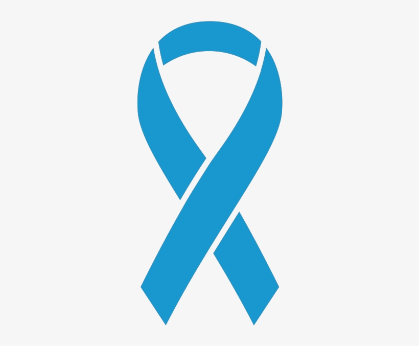 Ribbon Sticker Icon Light Blue2 - Post Traumatic Stress Disorder Symbol, transparent png download