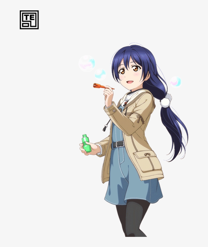Banner Royalty Free Love Live Render By - Umi Sonoda Bubble, transparent png download