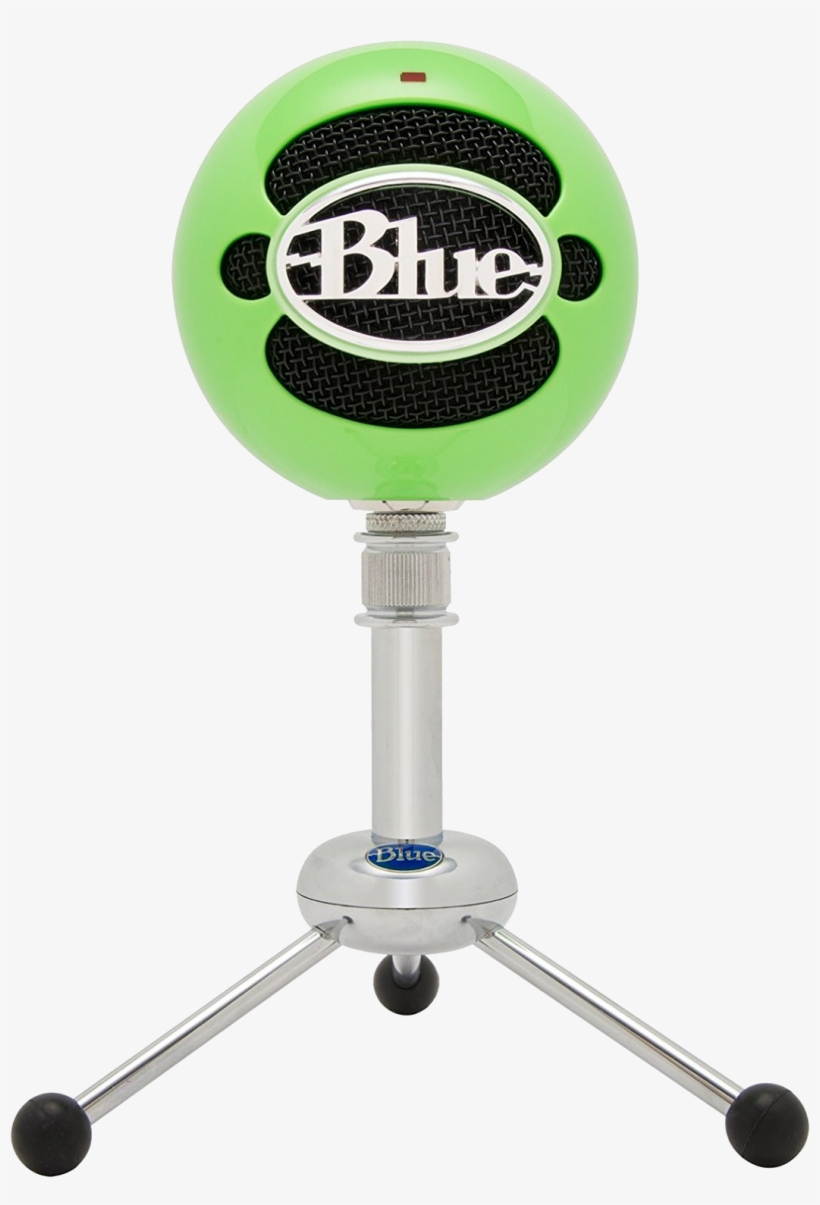 Blue Snowball Microphone - Blue Snowball Mic Blue, transparent png download