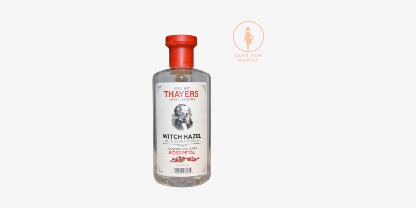 Thayers Witch Hazel, Aloe Vera Formula, Alcohol-free - Thayers Rose Petal Witch Hazel With Aloe Vera - 12, transparent png download