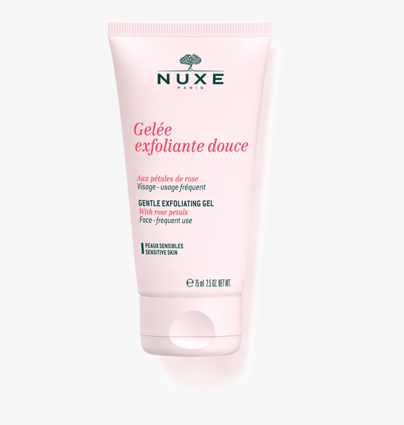 Exfoliating Gel, Mask & Exfoliator With Rose Petals - Nuxe Gentle Toning Lotion 400ml, transparent png download