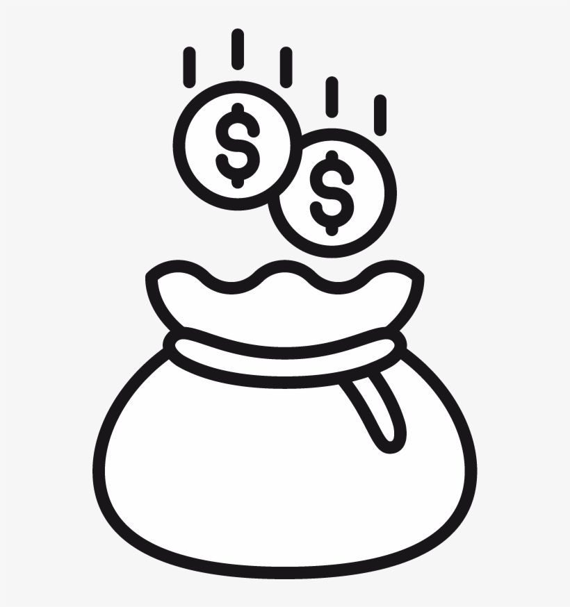 Income Bw - Line, transparent png download