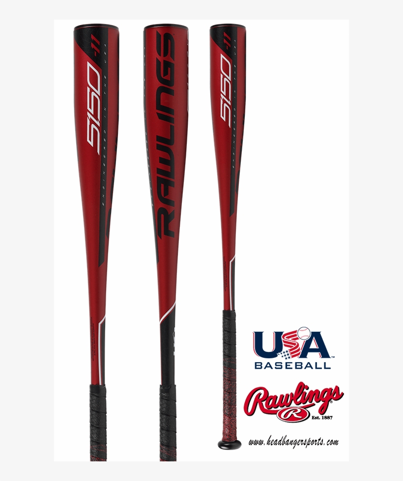 2019 Rawlings 5150 2 5/8" Usa Baseball Bat - 2019 Rawlings Usa 5150, transparent png download