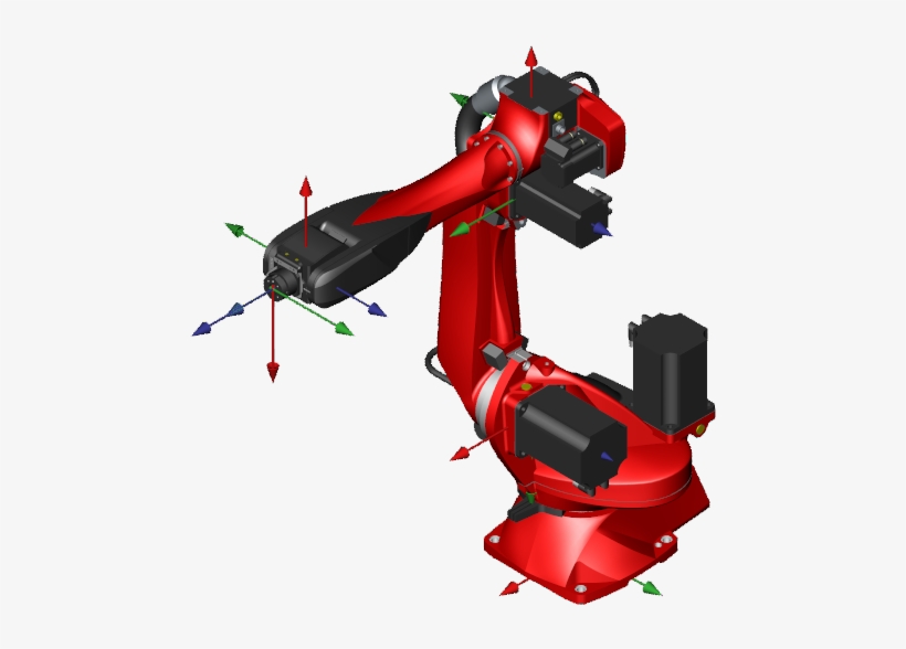 A Model Of An Industrial Manipulator With Six Degrees - Robot, transparent png download