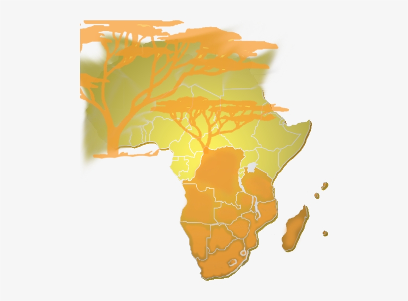 Sadcmet Africa - Africa Map Human Features, transparent png download