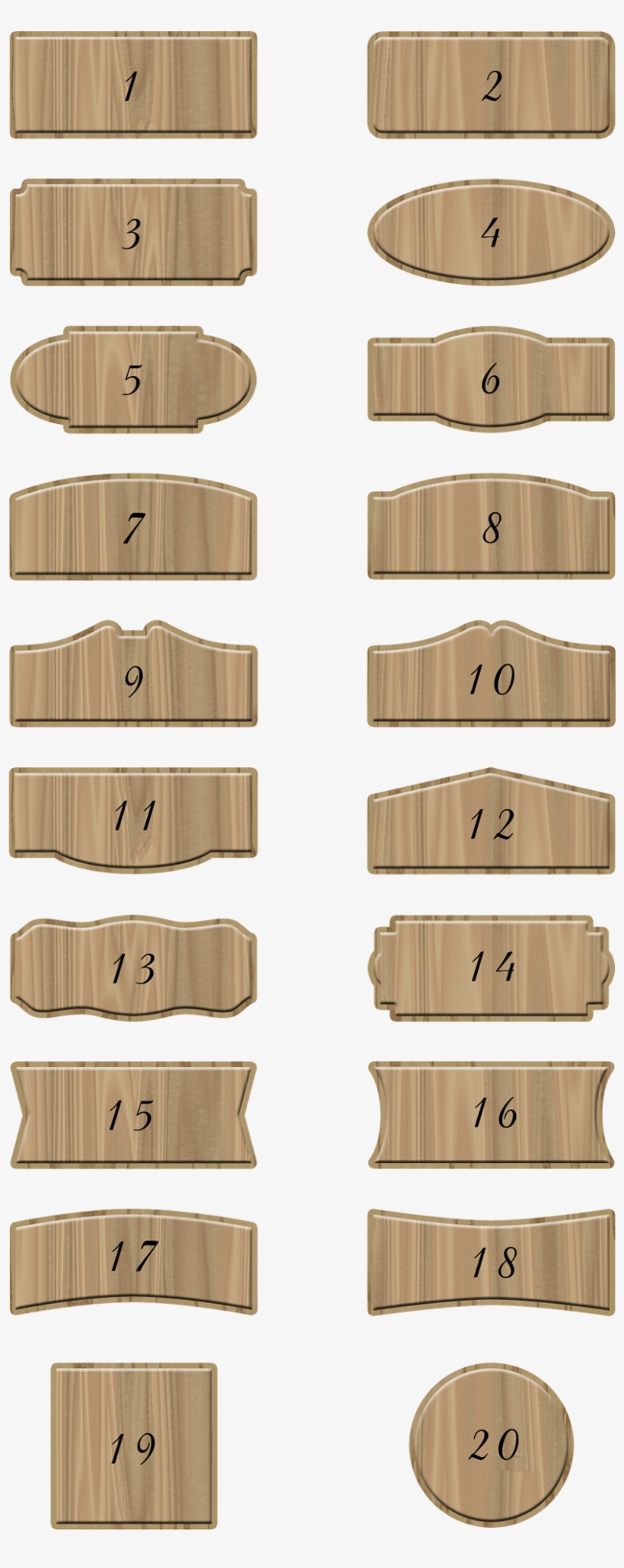 We Live In A World That Is "going Green" More And More - Wood Sign Shapes, transparent png download