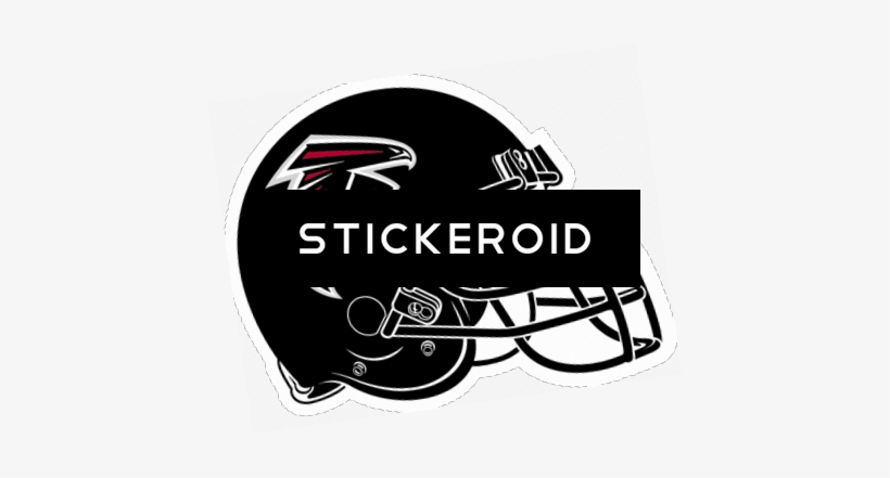 Atlanta Falcons Black Helmet Шлем - Pittsburgh Steelers Helmet, transparent png download