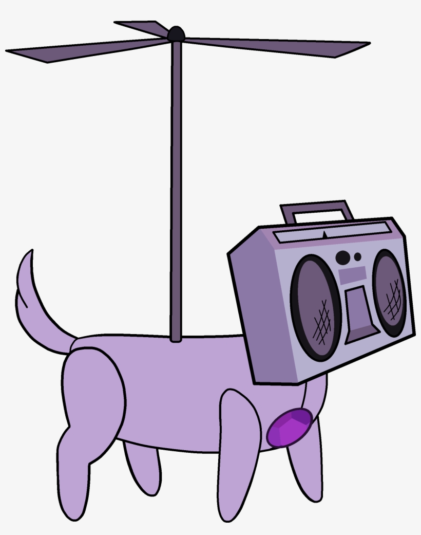 Boombox - Amethyst As Dog Copter, transparent png download