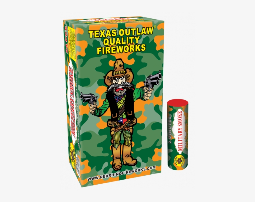 7" Military Smoke - Texas Outlaw Fireworks, transparent png download