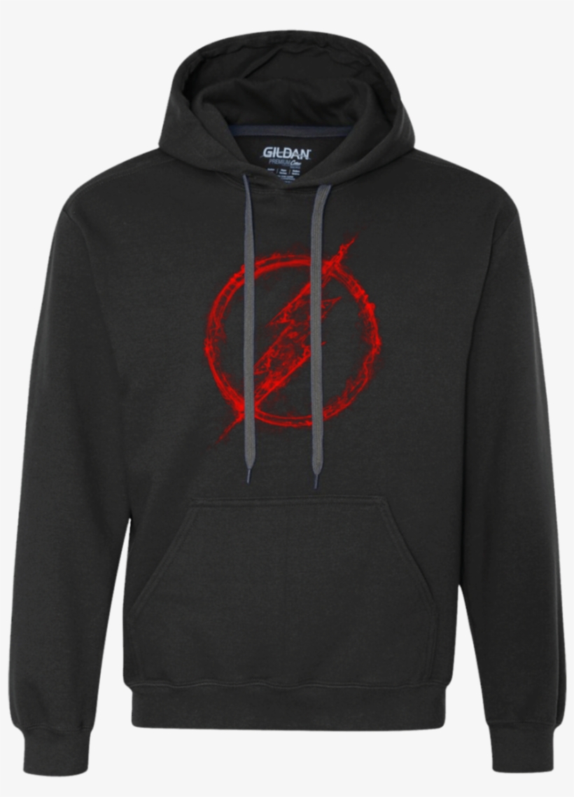 Flash Red Smoke Premium Fleece Hoodie - Free Kodak Black Heavyweight Pullover Fleece Sweatshirt, transparent png download