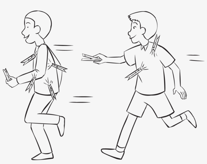 Clothes-peg Tag - Clothes Peg Game, transparent png download