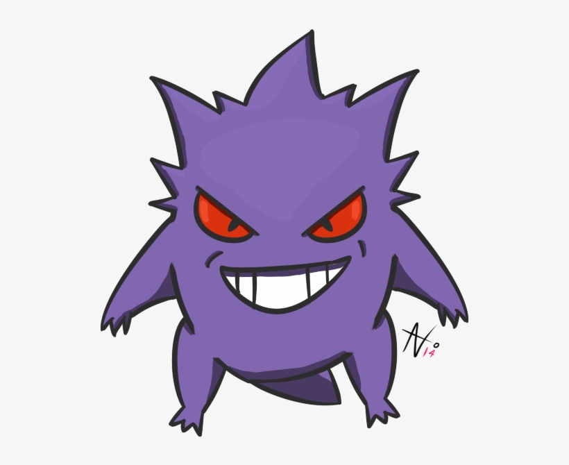 #094 Gengar - Cartoon, transparent png download