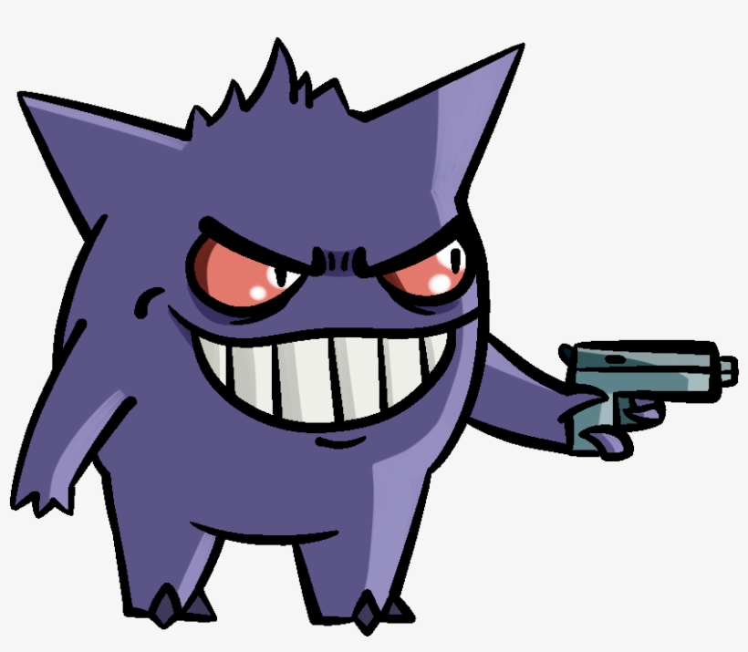 Nanoco1000 Aka Lo-fi A Friendly Little Gengar I Drew - Cartoon, transparent png download
