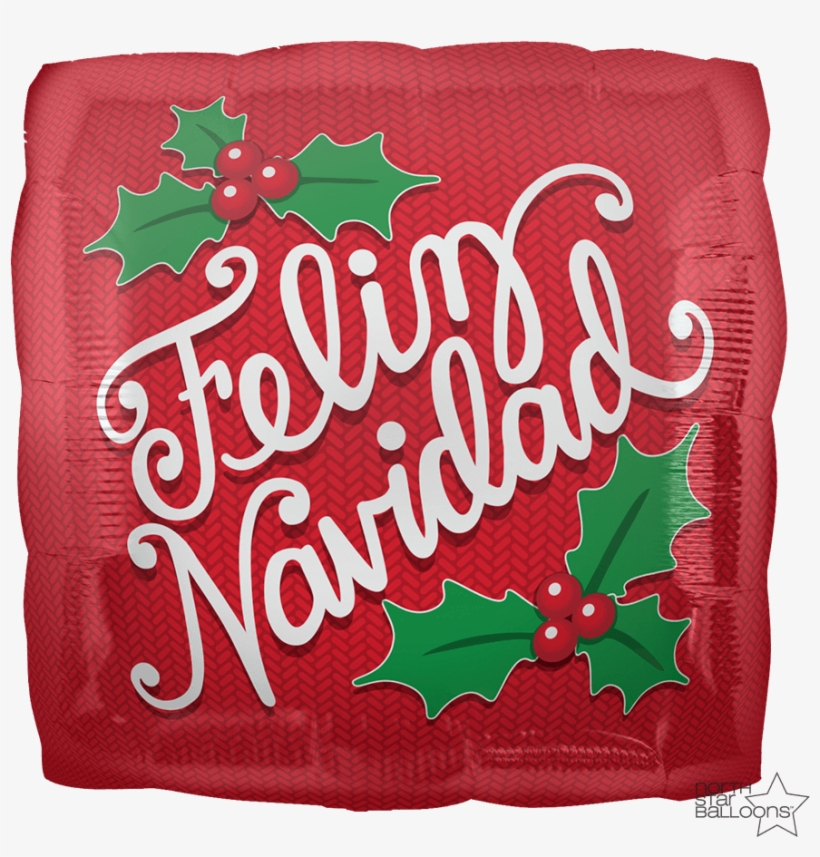 Feliz Navidad Holly 9 In*, transparent png download