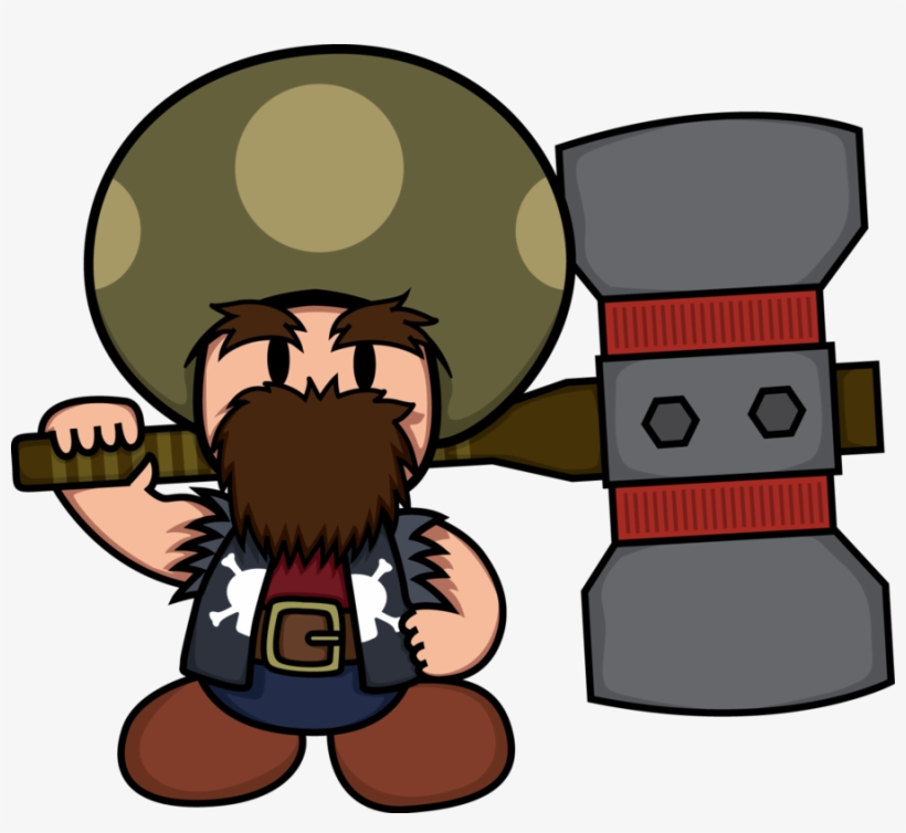 Paper Mario Style By Pixelpowerluke On Clipart Library - Paper Mario Captain Toad, transparent png download